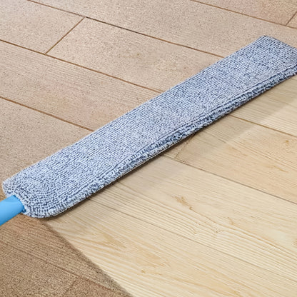 Extended Retractable Dusting Split Mop with 4/6/8/12 Microfiber Dusting Cloths, Underbed Cleaning, for sweeping dust, wiping crevices of sofas, Extended mop for mopping under beds, home cleaning, cleaning tools for the school