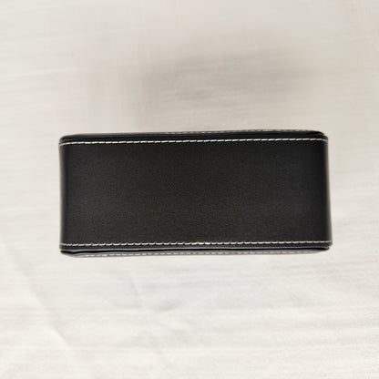 1pc Faux Leather Remote Control Holder - a Desktop Storage Box with 5 Compartments, Suitable for Organizing And Decorating Your Desk, Ideal for TV Remotes/Media Controllers/Office Supplies, a Home Open Storage Box, And a Hous
