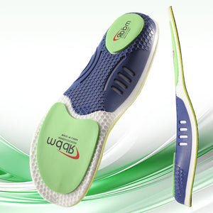 Conjunto 2pcs Palmilhas de Suporte de Arco com Absorção de Impacto– Unissexo, Confortáveis e Respiráveis