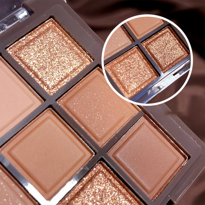 Paleta de Sombras 9 Cores Chocolate