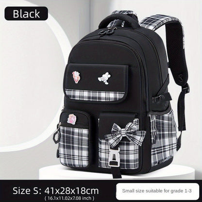 Bow Tie Lady Pink INS Backpacks for Girls Backpack School Bookbag for Teenage Cute Book Bag, Buy Backpack