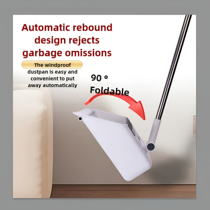 3-in-1 Home Cleaning Kit: Soft Bristle Broom, Dustpan & Brush Combo - Non-Stick Hair, Ideal for Home, Office, School, Dorm - Perfect Christmas Gift, Cleaning Brush