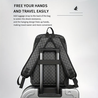 Men's & Women's Large Capacity Lightweight Backpack - 39.62cm Laptop Computer Bag, School Travel Backpack with Tablet Pocket, High Quality Backpack for College, Commuting, & s (Black/Grey, Casual/Dressy)