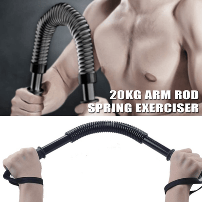 Adjustable 20-60kg Spring Arm Exerciser, Hand Grip Strengthener, Fitness Gym Strength Training Equipment, Workout Gear For Abdominal & Back Muscles Training