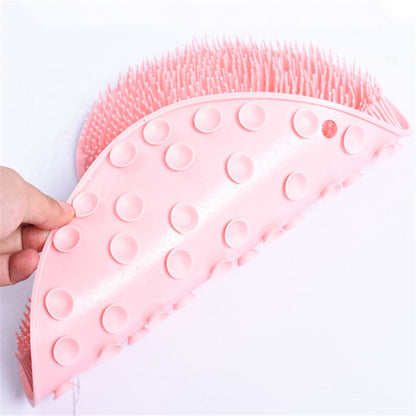 1pc Bath Exfoliating Pad, Bathroom Washing Pad, Shower Foot Scrubber Mat, Shower Cleaning Tools