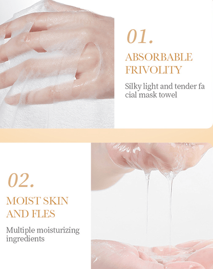 Collagen Facial Mask Moisturizing, Firming, Brightening, Hydrating, Four Seasons Hydrating Mask, Skin Care, Cosmetics