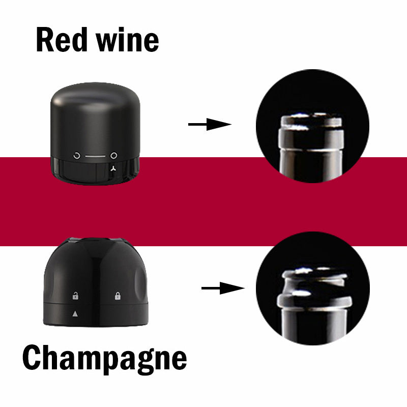 1/2/3pcs, Household Red Wine Bottle Cap Stopper, Silicone Sealed Champagne Bottle Stopper, Compact Preservation Wine Stopper, Bar Tools