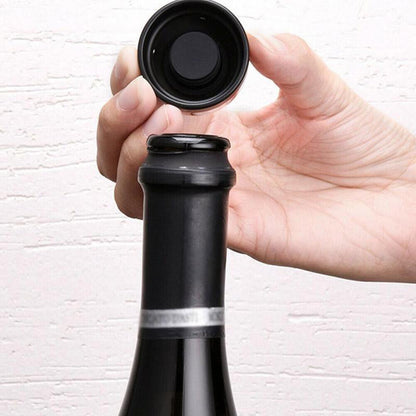1/2/3pcs, Household Red Wine Bottle Cap Stopper, Silicone Sealed Champagne Bottle Stopper, Compact Preservation Wine Stopper, Bar Tools