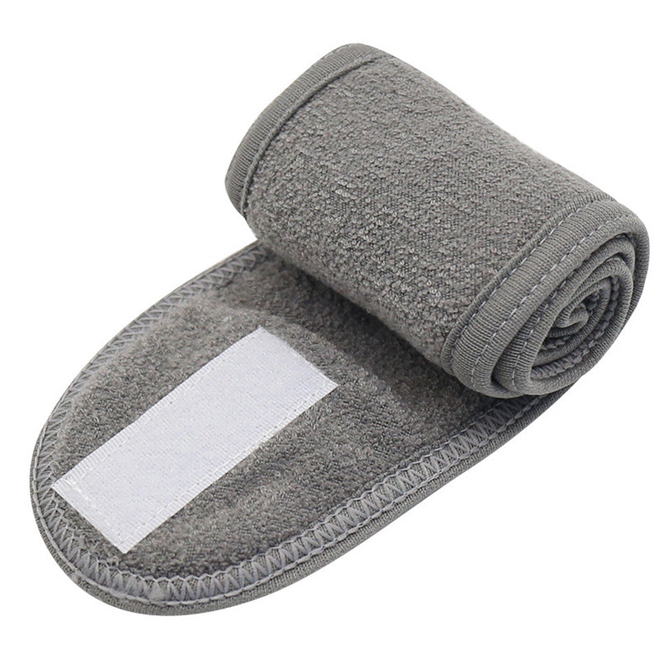 Solid Color Headband Adjustable Wide Hair Band Yoga Spa Bath Shower Makeup Wash Face Cosmetic Headband For Women Make Up Accessories