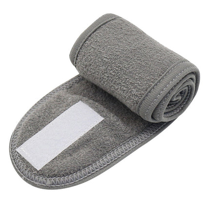 Solid Color Headband Adjustable Wide Hair Band Yoga Spa Bath Shower Makeup Wash Face Cosmetic Headband For Women Make Up Accessories