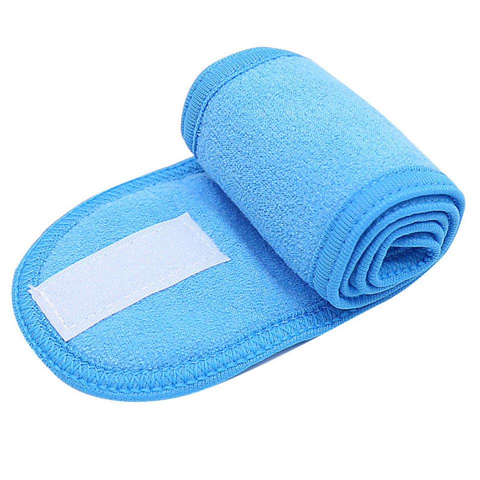 Solid Color Headband Adjustable Wide Hair Band Yoga Spa Bath Shower Makeup Wash Face Cosmetic Headband For Women Make Up Accessories