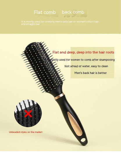 3pcs Air Cushion Comb Anti Static Hairdressing Comb Detangling Hair Brush For All Hair Types