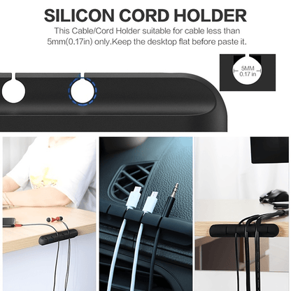 3/5/7 Holes, Multi-Functional Cable Organizer For Wire Slot, USB Cable Fixing Hub, Life Tools