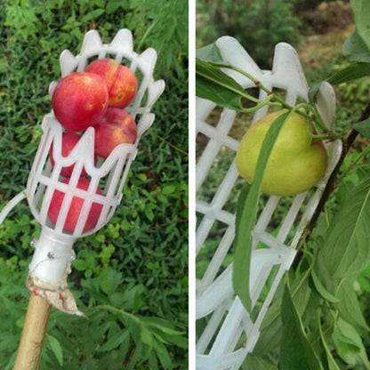 Garden Tools Deep Basket Fruit Picking Head Convenient Fruit Picker Catcher Farm Garden Picking Device