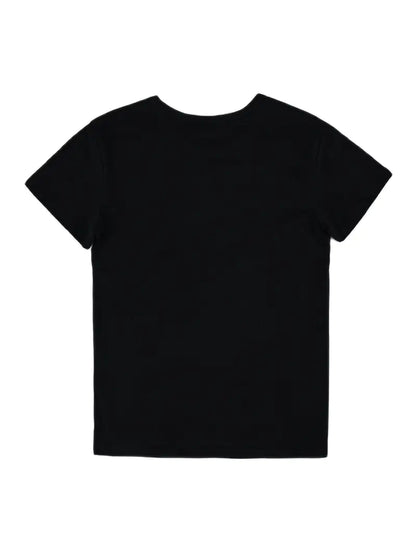 Relax Print Crew Neck T-Shirt, Casual Short Sleeve Top For Spring & Summer, Women's Clothing