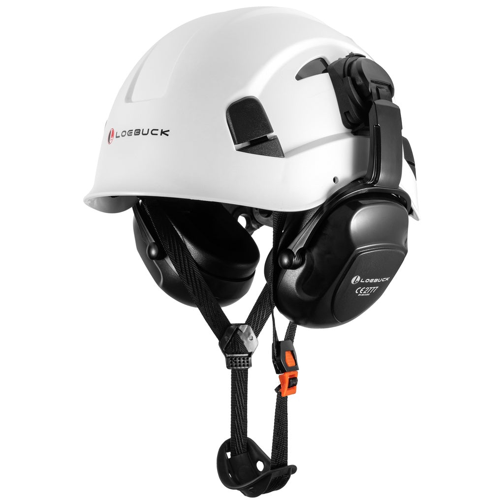 1 protetor auricular de 30 decibéis com redução de ruído, capacete de segurança para construção estilo americano