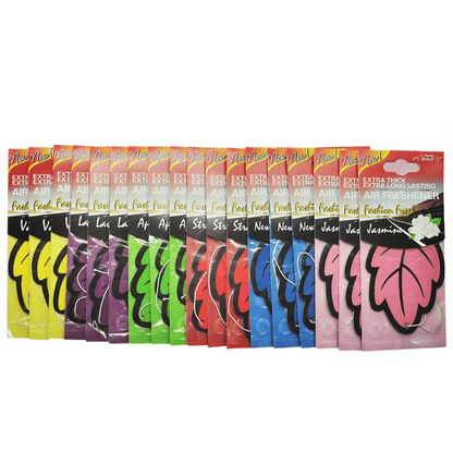 3-60pcs Car Air Freshener Natural Scented Tea Paper Auto Hanging Vanilla Perfume Fragrance Leaf Shape Car Interior Accessories Christmas Gift