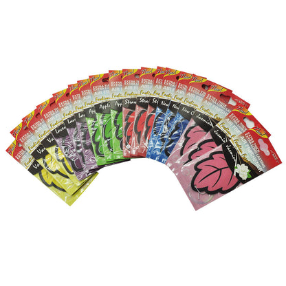 3-60pcs Car Air Freshener Natural Scented Tea Paper Auto Hanging Vanilla Perfume Fragrance Leaf Shape Car Interior Accessories Christmas Gift