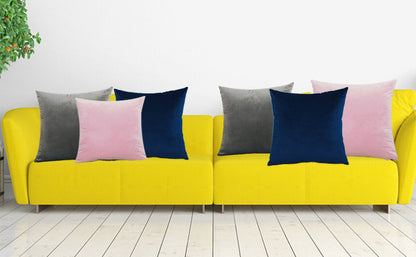 Fronha de almofada em veludo para outono/inverno