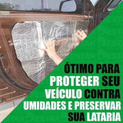 Butyl Multi-Purpose Waterproof Aluminum Seal Tape, 10cm x 10m - Self-Adhesive, Ideal for Pipe Leak Repair and Roof Insulation, Durable & Easy to Apply, Ultra-Waterproof, Roof Sealant