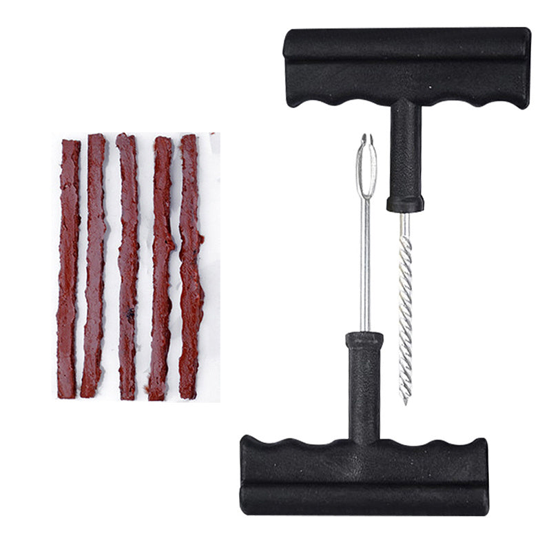 Kit completo de ferramentas para reparação de pneus de automóveis e motos - Repare furos e troque pneus facilmente!