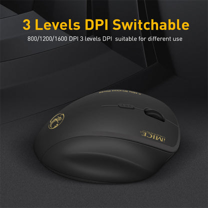 Wireless Mouse Ergonomic Computer Mouse PC Optical Mause with USB Receiver 6 buttons 2.4Ghz Wireless Mice 1600 DPI for Laptop, Office Mouse, Home Office Setup, Ergonomic Design, Compact Mouse, Responsive Buttons, Smooth Surfa