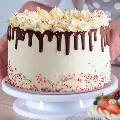 76pcs Stainless Steel Piping Nozzles Cake Turntable Set, 12 Nozzles, 1 Turntable, 2 Reusable Piping Bags, 50 Disposable Piping Bags, 4 Silicone Rings, 2 Converters, 2 Icing Spatulas, 3 Icing Scrapers, Cake Decorating, Nozzles