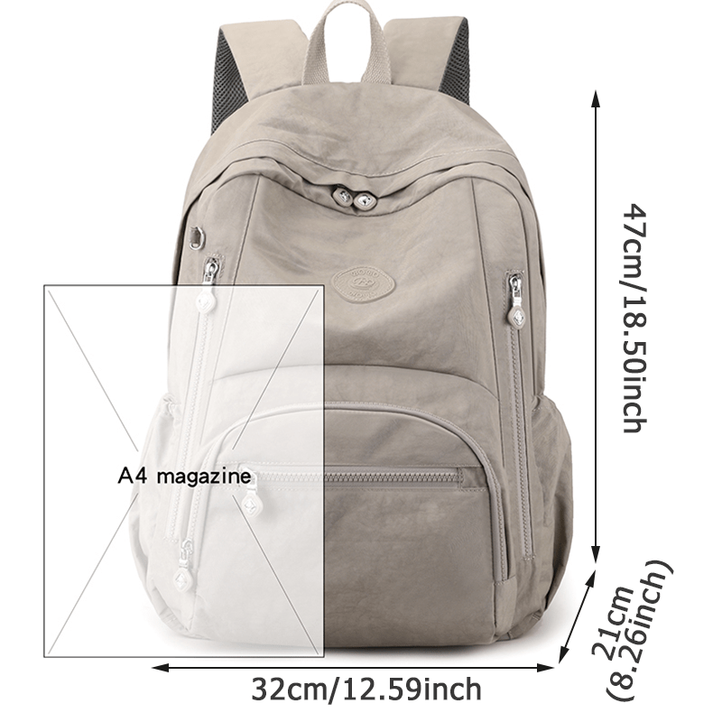 Women's Travel Backpack Women's Multi-Pocket College School Bag Transparent Bag Large Capacity Laptop Backpack Reinforcement