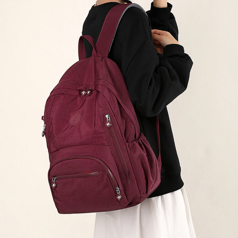 Women's Travel Backpack Women's Multi-Pocket College School Bag Transparent Bag Large Capacity Laptop Backpack Reinforcement