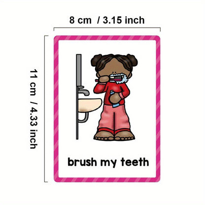 12 Themes Learning Flash Cards 386 English Words, Kids Toddler Colors, Shapes and Numbers, Learning Toys, Educational Preschool Flashcards Kindergarten Educational Toys School Supplies gift