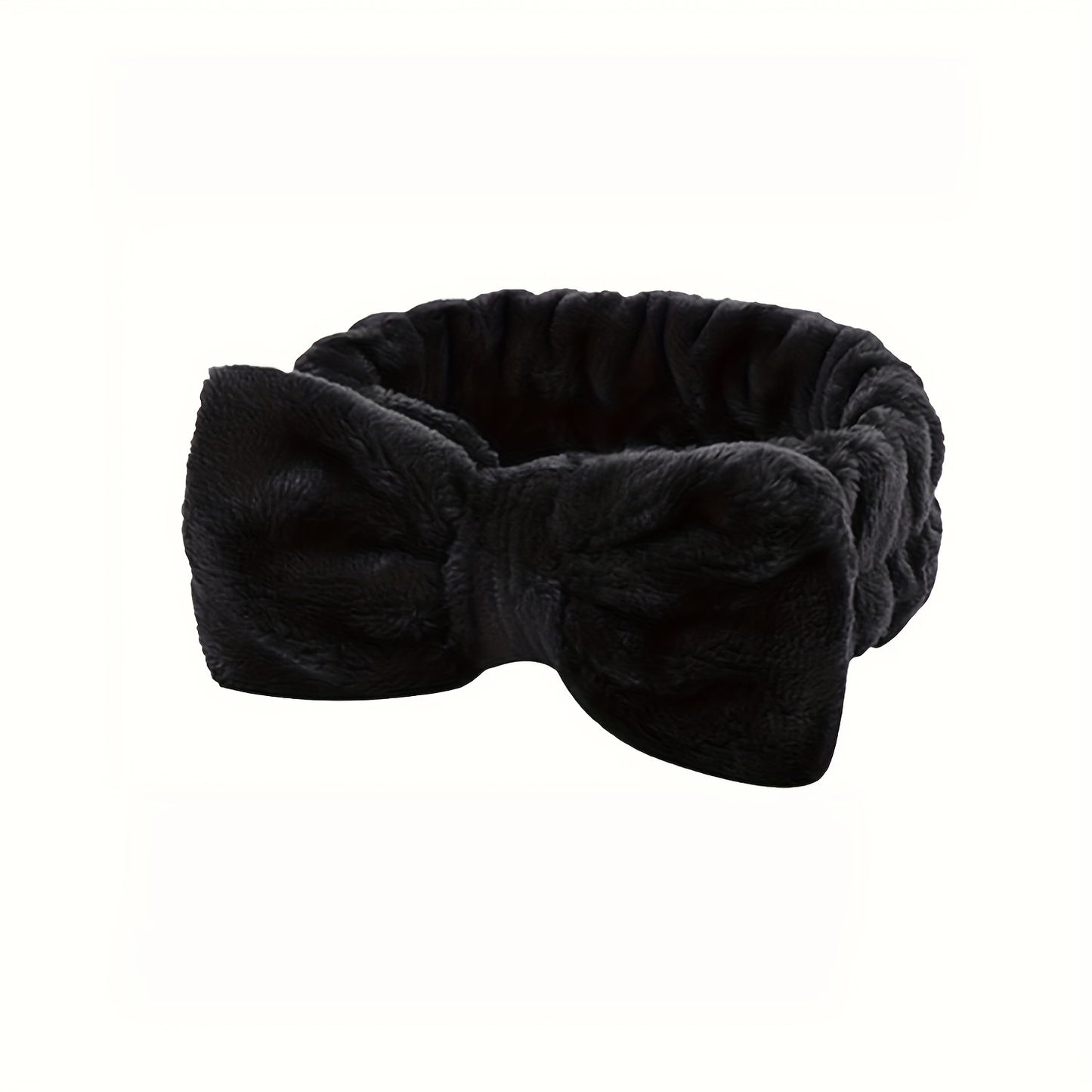 1pc/3pcs Cute Bow Hair Band And Wristband Set, Women Spa Headband For Washing Face, Makeup Hair Band, Skincare Headbands