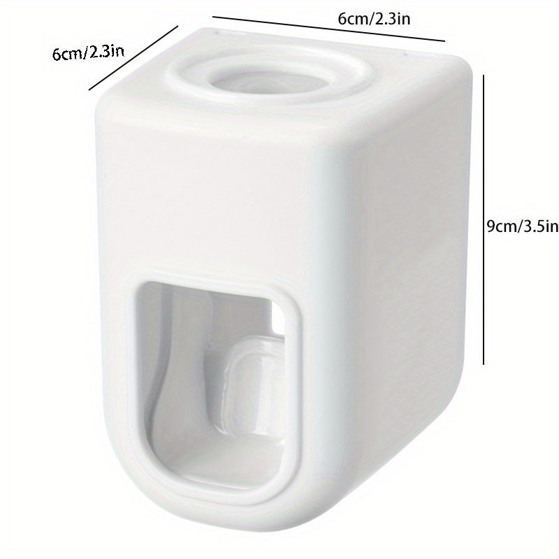 1pc Automatic Toothpaste Dispenser, Household Wall Mounted Toothpaste Squeezer, Simple And Lazy Toothpaste Rack, Bathroom Accessories