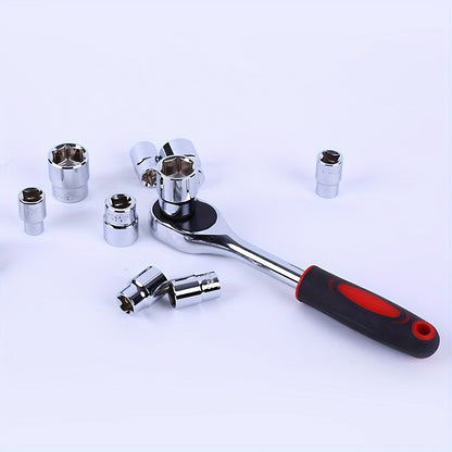 1set 1/4 New Upgrade Wrench Socket Set Hardware Car Boat Motorcycle Bicycle Repairing Tool