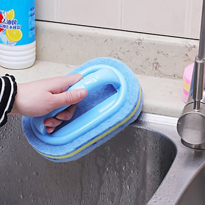 1pc, Kitchen Bathroom Cleaning Magic Sponge, Glass, Wall, Toilet Ceramic Cleaning For Indoor Outdoor Garden Pool Cleaning Supplies