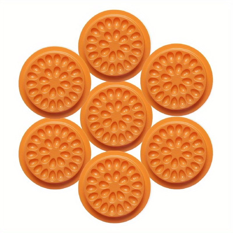 Conjunto de 50 aplicadores de cola para pestanas postiças em forma de flor rosa - Almofadas multicoloridas para aplicação de pestanas, sem necessidade de energia, ideais para extensões de pestanas e ferramentas de maquilhagem.