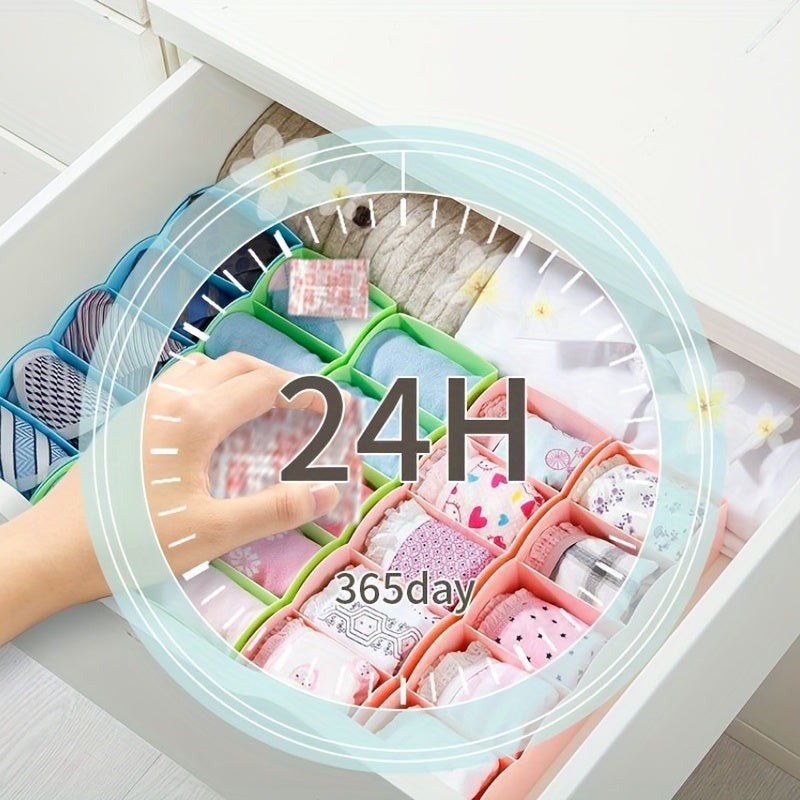 48pcs Scented Sachets For Closet, Moisture-proof, Mildew-proof, Deodorizer, Floral Fragrance Bags, Home Use, Plastic Material