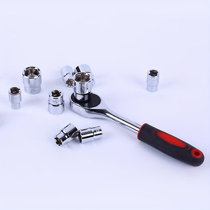 12pcs Socket Set, 1/4 Wrench Socket Set, Hardware Car Boat Motorcycle Bicycle Repairing Tool
