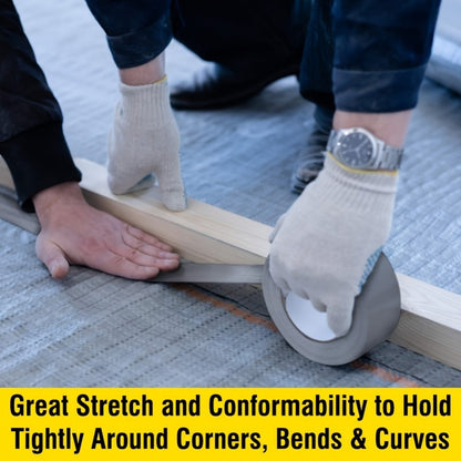 2roll Heavy-Duty Waterproof PVC Duct Tape - 10 Mil, Professional-Grade, Ideal for Multi-Purpose Repairs in Auto Shops, Restaurants & Hotels (40mm X 10m)