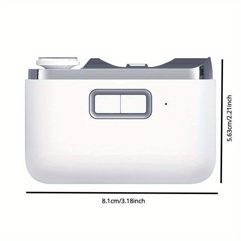 Electric Automatic Nail Clipper and Polisher for Adults - USB Rechargeable, 2-in-1 Fingernail Trimmer with Illuminated Manicure Tool, Lithium Battery, Precise Control, Ideal for Home and Salon Use, Nail Care Device | Minimali