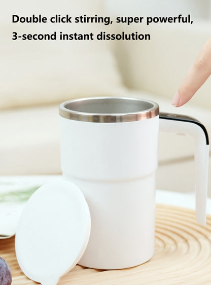 Rechargeable Self-Stirring Coffee Mug - Portable 304 Stainless Steel Mixing Cup with Temperature Display, USB Charging, Suitable for Coffee, Tea, Chocolate, Kitchen, Travel, Home