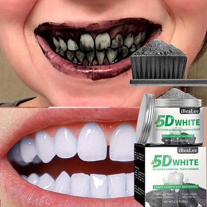 Activated Charcoal Teeth Whitening Powder - Deep Clean for Coffee, Tea for Men and Women | Breath Freshener & Cleaner, Polishing, Daily Life