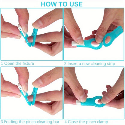 Nano Teeth Whitening Kit With Handle - 5 Strips For Deep Clean & Stain Removal, Gum Health Friendly, Fragrance-Free Personal Care Teeth Whitening Products Teeth Whitening Toothpaste