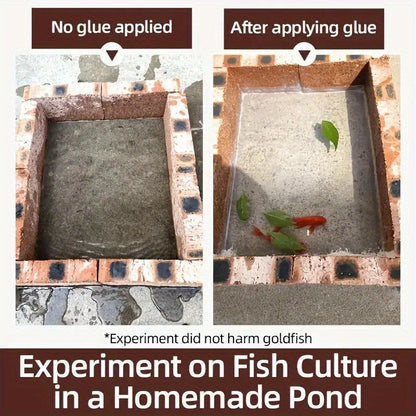 SuperStrong Waterproof Adhesive - Quick-Dry Leak Repair for Wall Tiles, Toilet Safe, Odorless Brick Protector, Ultimate Crack Filler - Durable, Water-Resistant Solution for External Walls, 300g/10.6oz, Christmas and Halloween