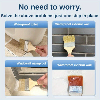 SuperStrong Waterproof Adhesive - Quick-Dry Leak Repair for Wall Tiles, Toilet Safe, Odorless Brick Protector, Ultimate Crack Filler - Durable, Water-Resistant Solution for External Walls, 300g/10.6oz, Christmas and Halloween