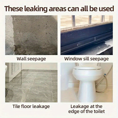 SuperStrong Waterproof Adhesive - Quick-Dry Leak Repair for Wall Tiles, Toilet Safe, Odorless Brick Protector, Ultimate Crack Filler - Durable, Water-Resistant Solution for External Walls, 300g/10.6oz, Christmas and Halloween