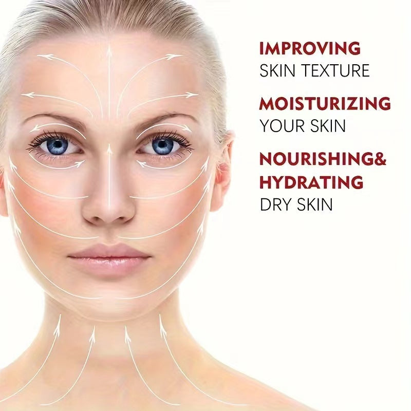 Creme facial com complexo de retinol e colagénio, ácido hialurónico, vitaminas C e E - Gel hidratante para todos os tipos de pele, unissexo - Sem álcool, suaviza a pele seca, aumenta a elasticidade, refirma e hidrata - 1 frasco (3