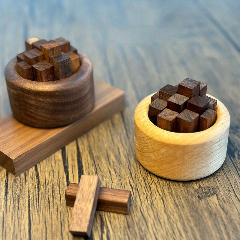 Passive, Walnut Wood Essential Oil Diffuser Set - Fireless, Battery-Free, Slow Release Fragrance for Relaxation & Home Decor
