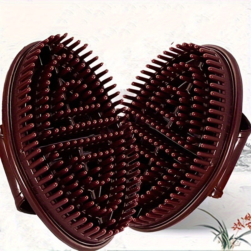 2pcs Chakra Massage Brushes, Manual Full Body, Hypoallergenic, Non-Alcoholic, Double-Sided Design, Manual Massage Tool, No Battery Required, for Personal Use