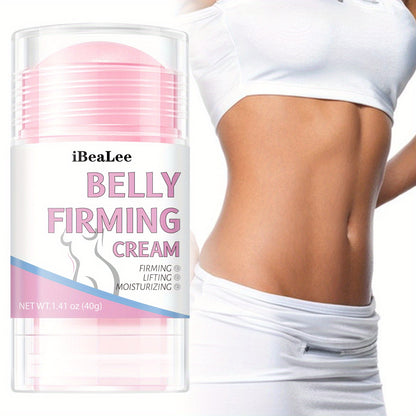 Creme reafirmante abdominal em stick, potente, com cafeína, manteiga de karité, óleo de jojoba e ácido hialurónico - Sem fragrância, para todos os tipos de pele - Eleva, refirma e hidrata para uma pele suave e firme.