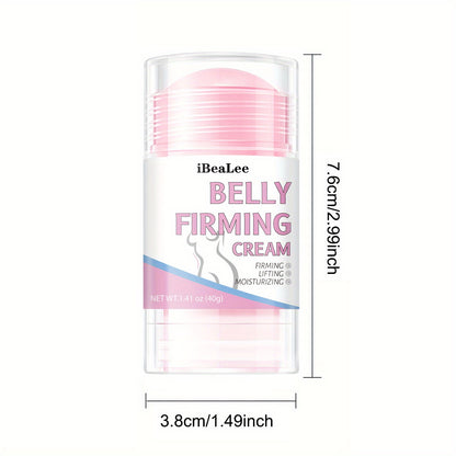 Creme reafirmante abdominal em stick, potente, com cafeína, manteiga de karité, óleo de jojoba e ácido hialurónico - Sem fragrância, para todos os tipos de pele - Eleva, refirma e hidrata para uma pele suave e firme.